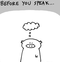 Image of Before you speak