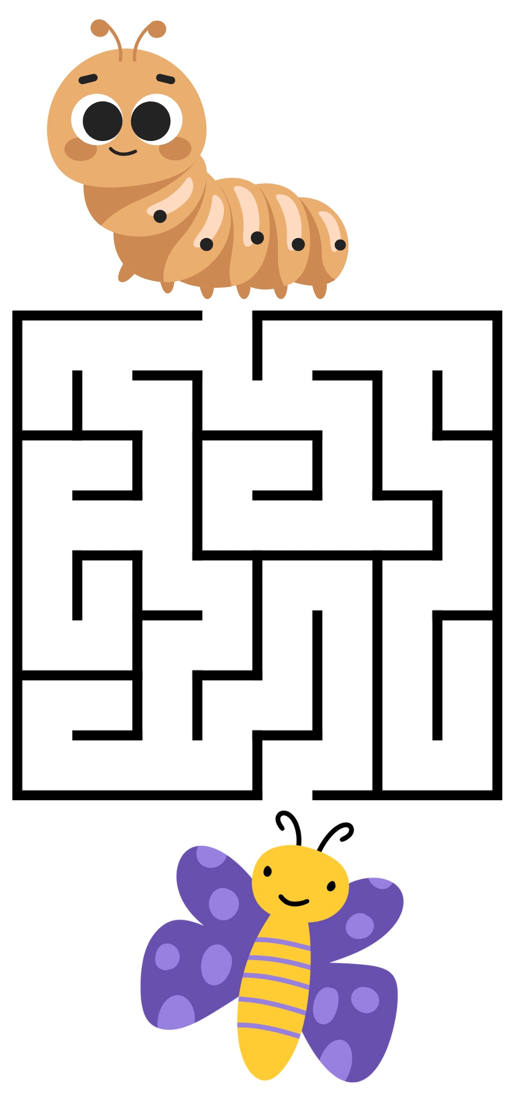 Image de De chenille à papillon