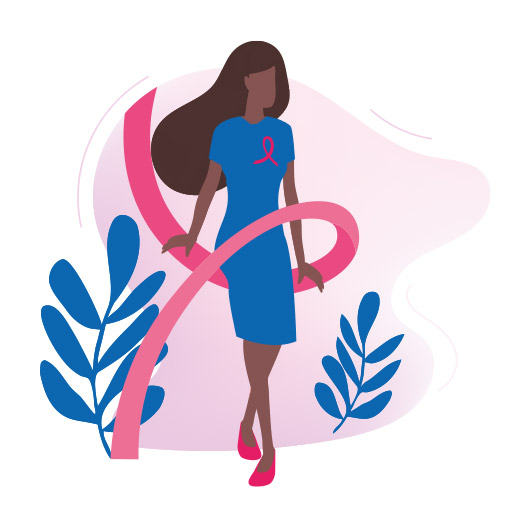 femme en bleu