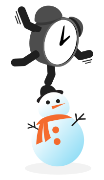 Bonhomme de neige Matinale en Cavale