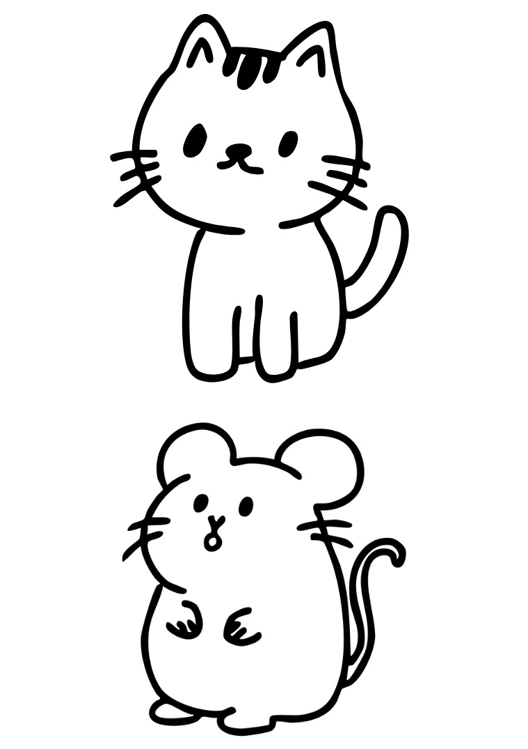 Image de Le chat et la souris