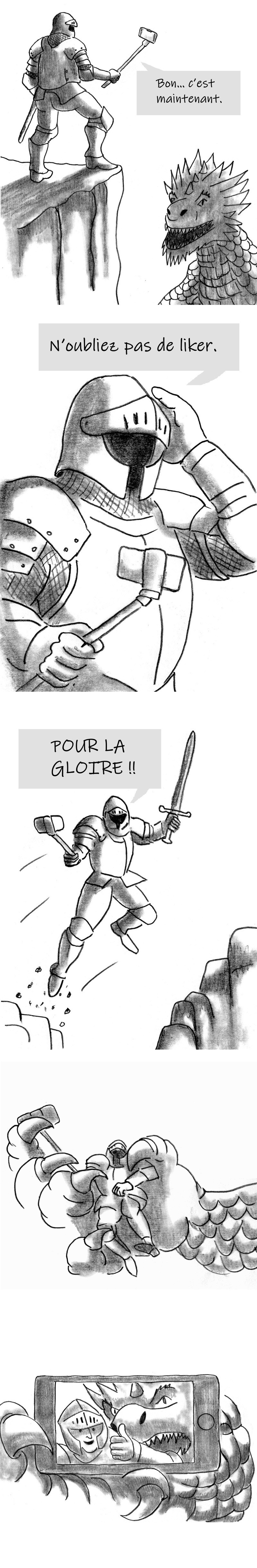 Image de Le chevalier et le dragon