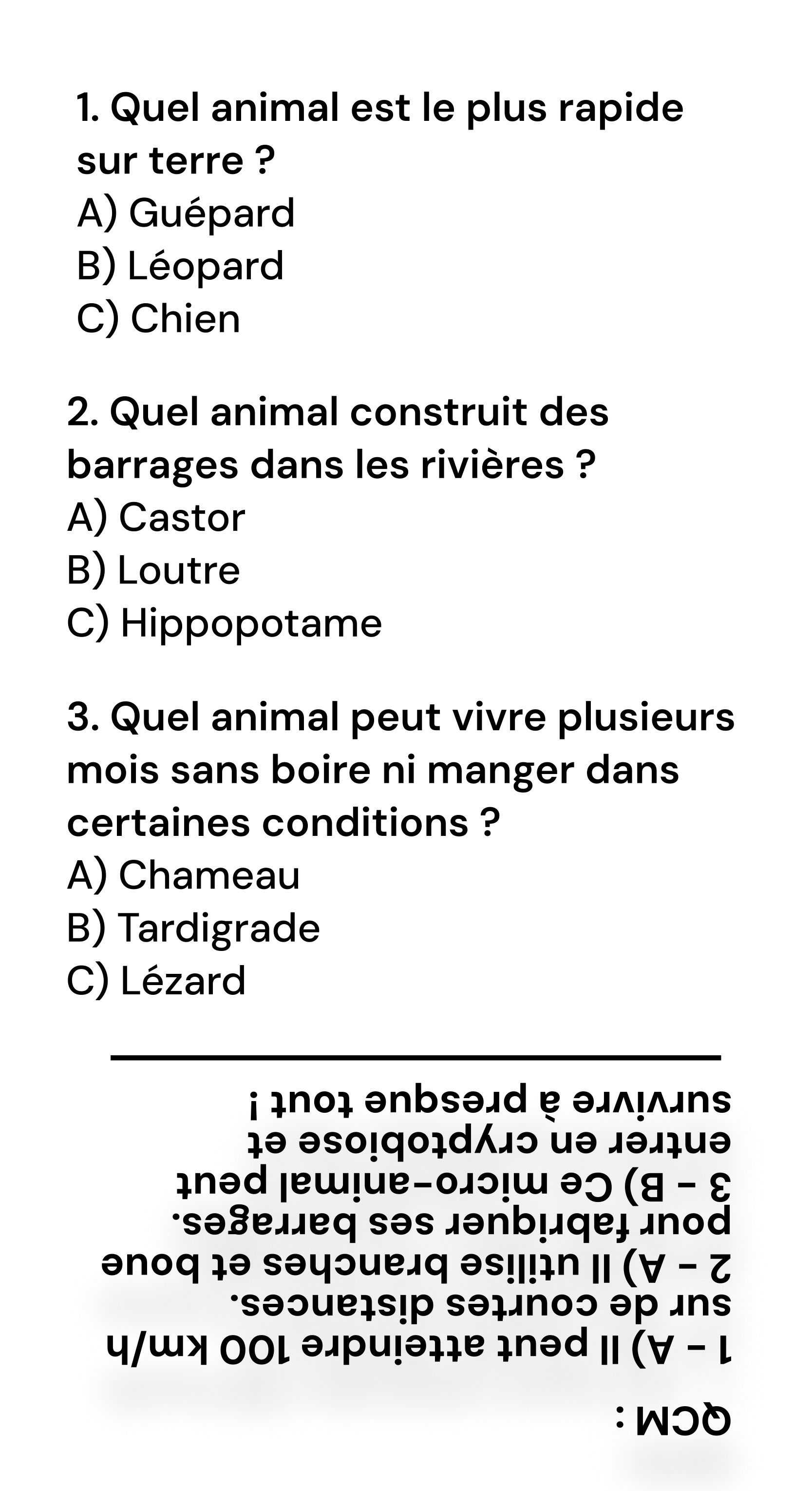 Image de QCM