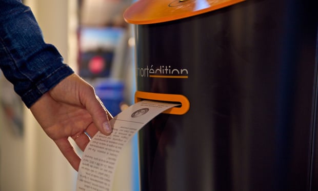 Image of Short story vending machines to transport London commuters