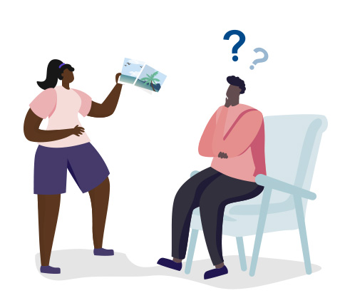 personnes qui discutent